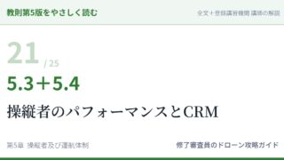 教則第5版をやさしく読む21｜5.3＋5.4 操縦者のパフォーマンスと意思決定体制（CRM）【全文＋講師の解説】